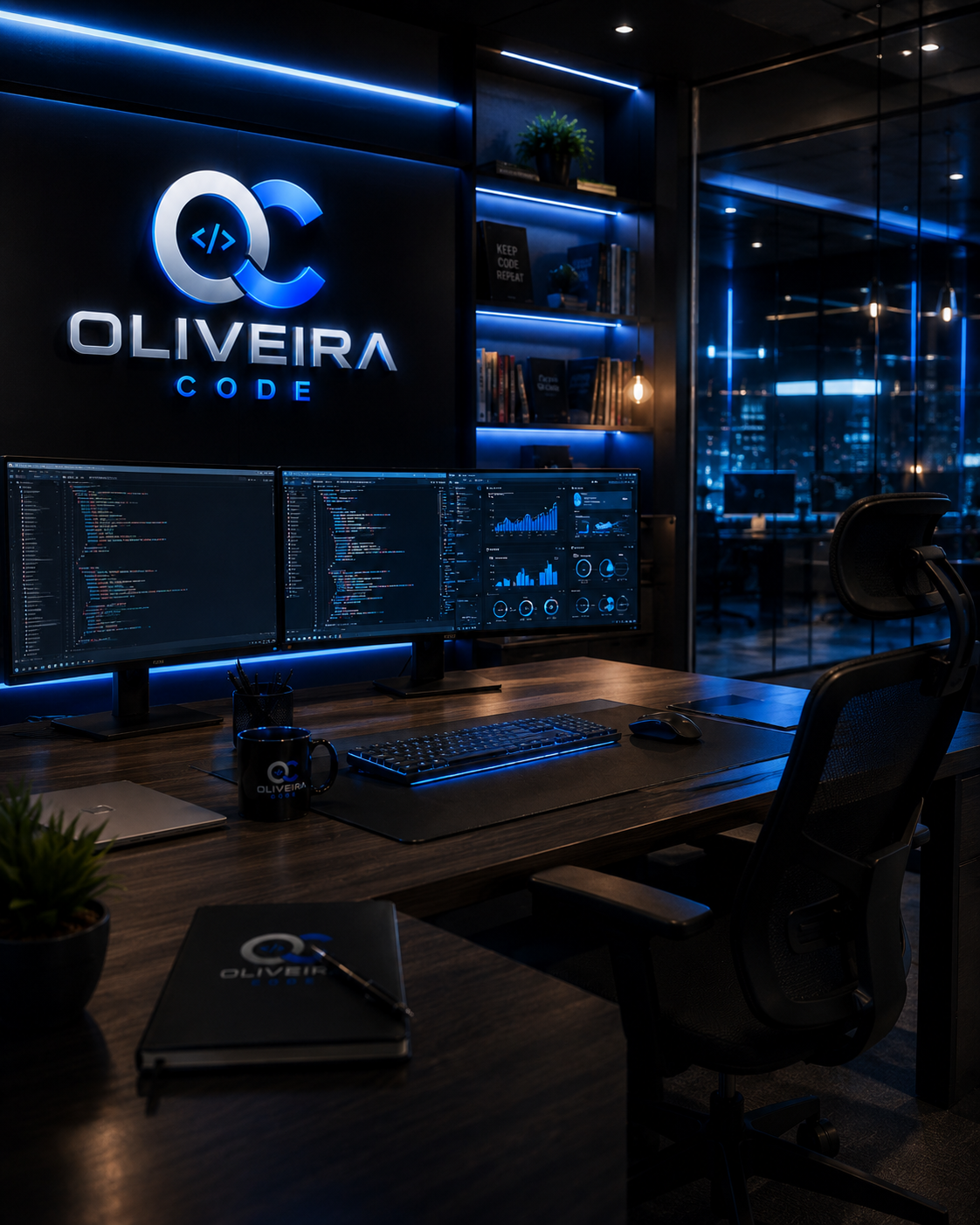 Gustavo Oliveira, desenvolvedor front end da OliveiraCode